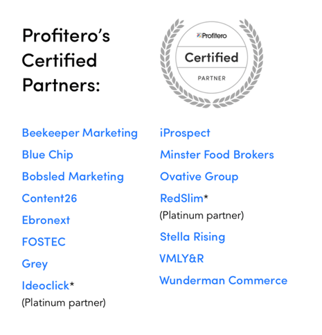 Profitero Certified Agency Partners