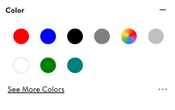 Walmart Marketplace color attributes