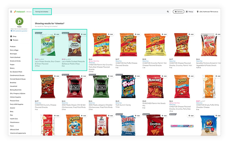 Instacart-flaming-hot-cheetos