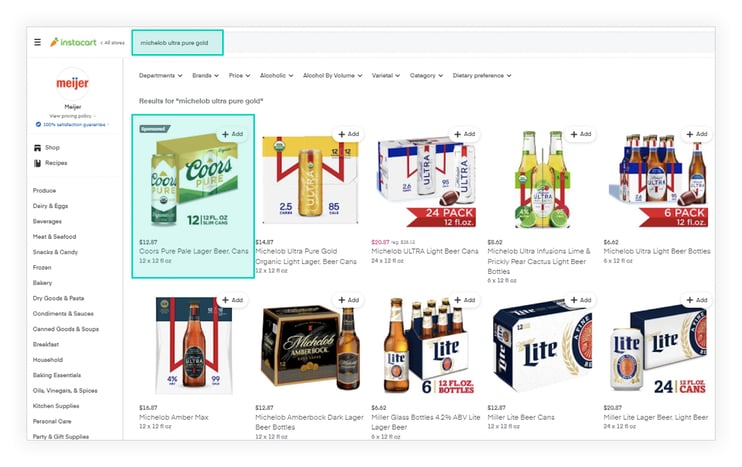 Instacart-search-highlight