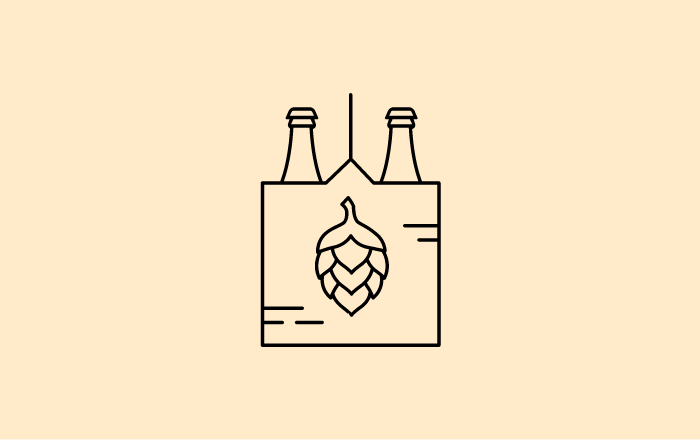 Beer six pack icon